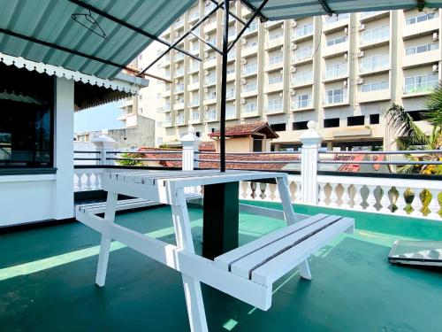 Un balcón o terraza en Hotel Marilyn