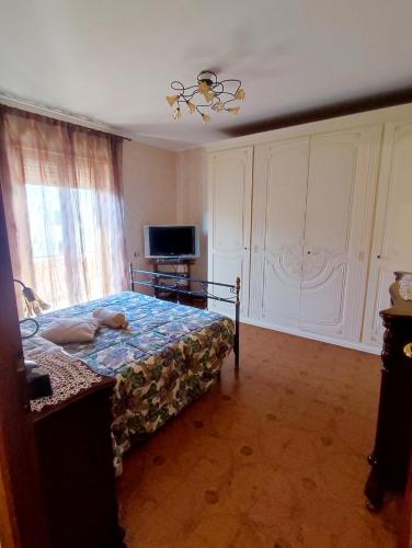 Postel nebo postele na pokoji v ubytování La casa sul fontanile