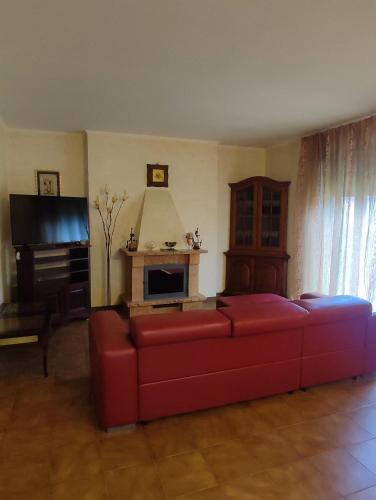 Posezení v ubytování La casa sul fontanile