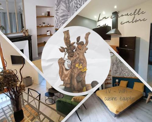 La chouette dans l'arbre - T2 sur cour au calme