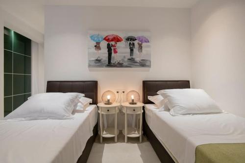 Postel nebo postele na pokoji v ubytování Villa View - Makarska Exklusiv