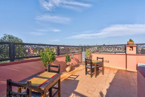 Svalir eða verönd á Riad Marwa Marrakech