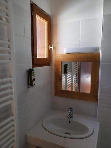 Ένα μπάνιο στο Auberge Les Myrtilles