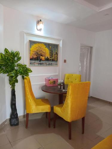 Posezení v ubytování 501 Aparthotel