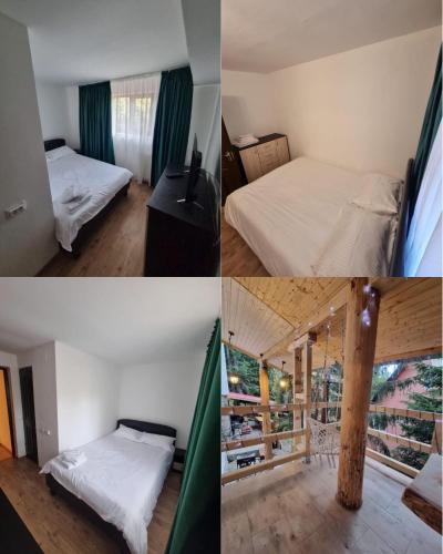 Ένα ή περισσότερα κρεβάτια σε δωμάτιο στο Vila Micul Vip