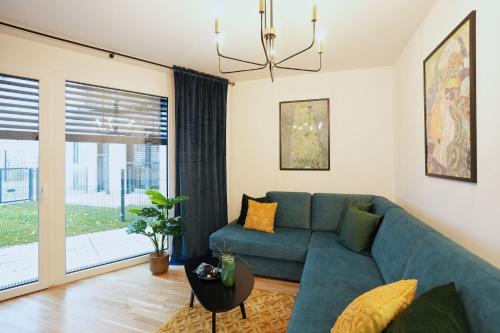 Χώρος καθιστικού στο "Carl's Design Residences" - Your family-friendly, urban & stylish Oasis in Vienna l free parking & great access