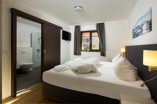 Chalet-Resort Montafonにあるベッド