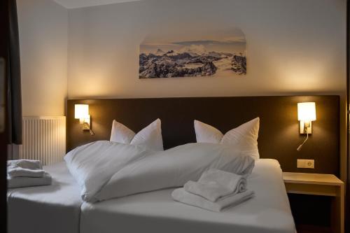 Chalet-Resort Montafonにあるベッド