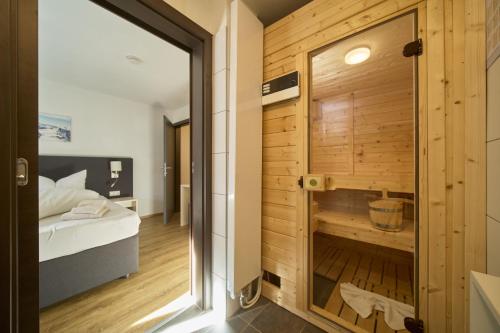 Chalet-Resort Montafonにあるベッド