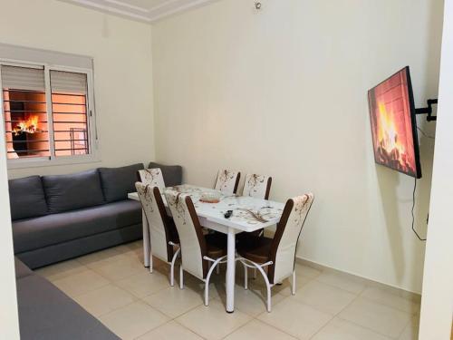 Posezení v ubytování Appartement Moderne bien équipée Juste pour les familles