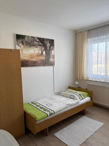Postel nebo postele na pokoji v ubytování Pension Eicher