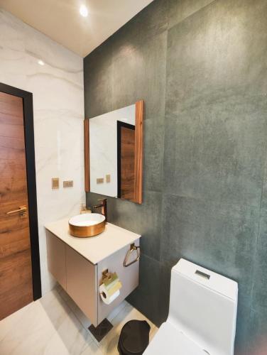 Koupelna v ubytování Departamentos Smart Design