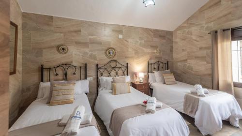 Posteľ alebo postele v izbe v ubytovaní Casa La Pradera Antequera by Ruralidays