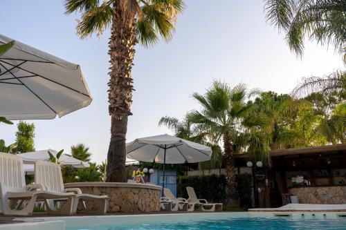 Bazén v ubytování Mg Palace Hotel Costa del Sole nebo v jeho okolí