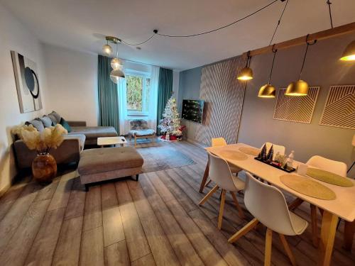 Χώρος καθιστικού στο La Vida appartment 1