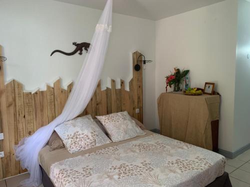 Llit o llits en una habitació de Studio Caïpirhina