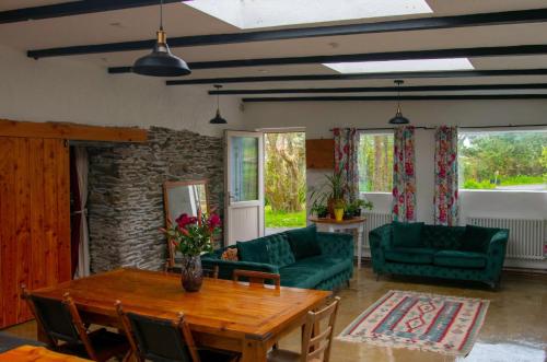 Posezení v ubytování Valentia Island Escape