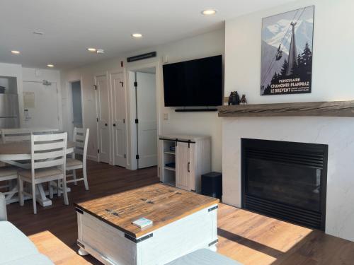 Μια τηλεόραση ή/και κέντρο ψυχαγωγίας στο Beautiful Renovated 1BR Lakeside Condo condo