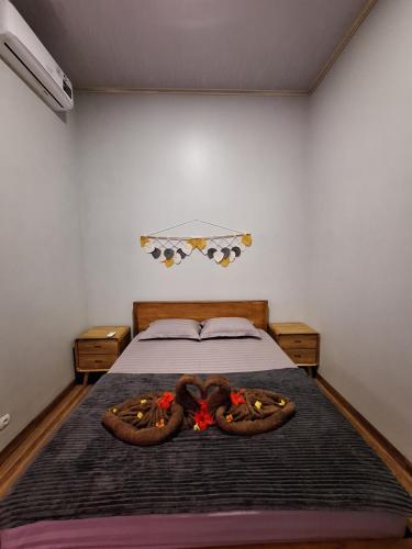 Postel nebo postele na pokoji v ubytování Blij Ei - Land Hostel