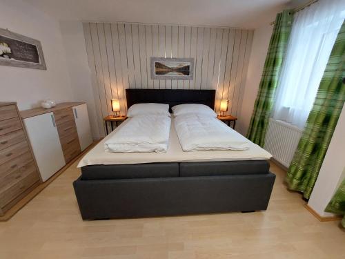 Katil atau katil-katil dalam bilik di Appartement WiSo