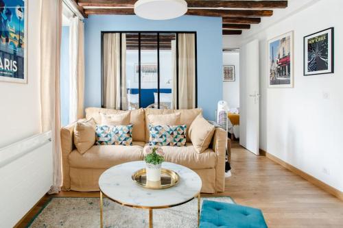 Marais2 Place des Vosges peaceful air-conditioned