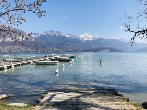 Charmant appartement avec vue lac et montagnes