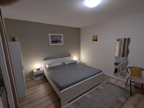 Postel nebo postele na pokoji v ubytování Zum alten Schusterhaus