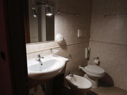 Koupelna v ubytování Hotel Ponsacco HP
