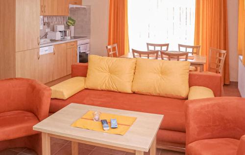 Η κουζίνα ή μικρή κουζίνα στο Ferienwohnung Rheinsberg