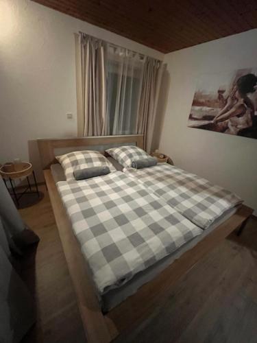Postel nebo postele na pokoji v ubytování Ferienwohnung in Dahn