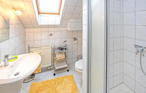 Un baño de Ferienwohnung Wesenberg