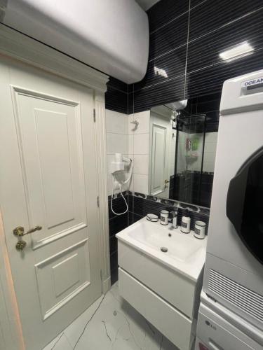Bilik mandi di Deoni apartment Luxury