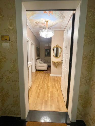 Ruang duduk di Deoni apartment Luxury