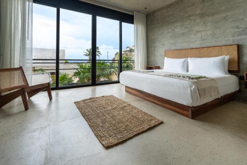 Postel nebo postele na pokoji v ubytování Vihara Tulum 5BR Tankah - Next Level