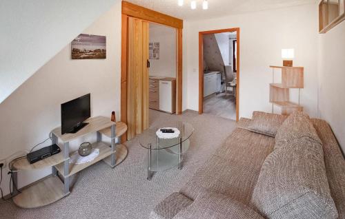 Μια τηλεόραση ή/και κέντρο ψυχαγωγίας στο Ferienwohnung Altenkirchen