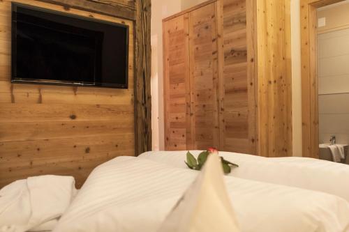 Postel nebo postele na pokoji v ubytování Apartments Schneider