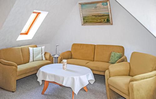 Posezení v ubytování Ferienwohnung Kloster