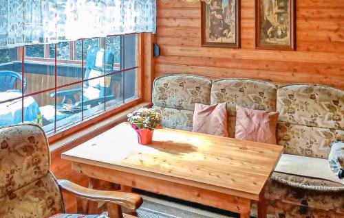 Posezení v ubytování Ferienhaus Märkische Heide