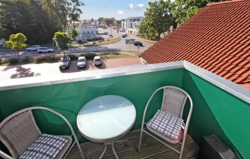 Μπαλκόνι ή βεράντα στο Ferienwohnung Karlshagen