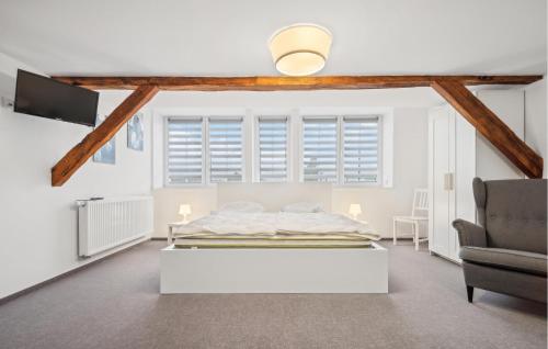 Χώρος καθιστικού στο Fachwerkstudio 3 Lausitzer See
