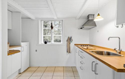 Η κουζίνα ή μικρή κουζίνα στο Cozy Home In Aakirkeby With Wifi