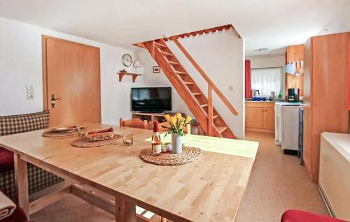 Kuchyň nebo kuchyňský kout v ubytování Ferienhaus Dierhagen
