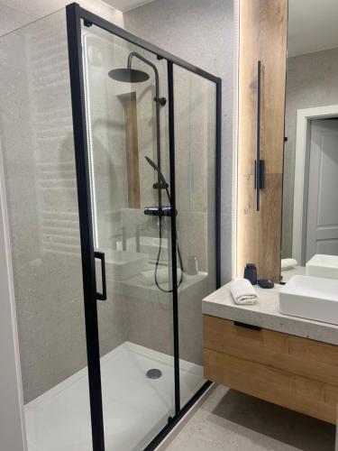 Ένα μπάνιο στο Apartament NP