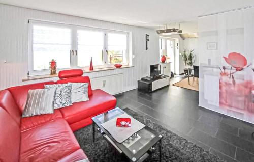 Posezení v ubytování Ferienwohnung Waren Müritz