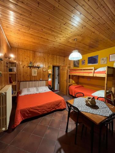 A bed or beds in a room at B&B Il Nido