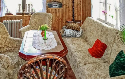 Posezení v ubytování Ferienhaus Rheinsberg Ot Kagar