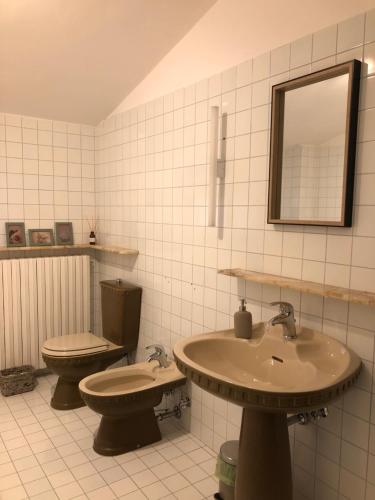 Koupelna v ubytování Casa Graziani