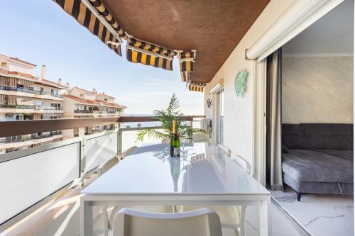 Balkoni atau teres di Apartamento Jasmine