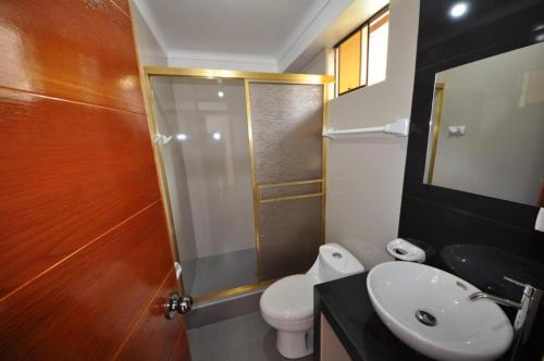 Koupelna v ubytování Casablanca lodge