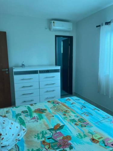 Katil atau katil-katil dalam bilik di Maison Tropicana Águas de Sauípe Piscina Privativa e Praia a 5 Minutos